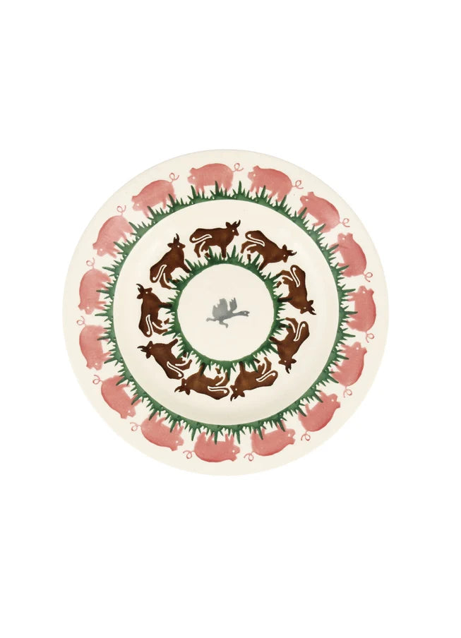 Farmyard Medium Dinner Plate, 8.5 Inch