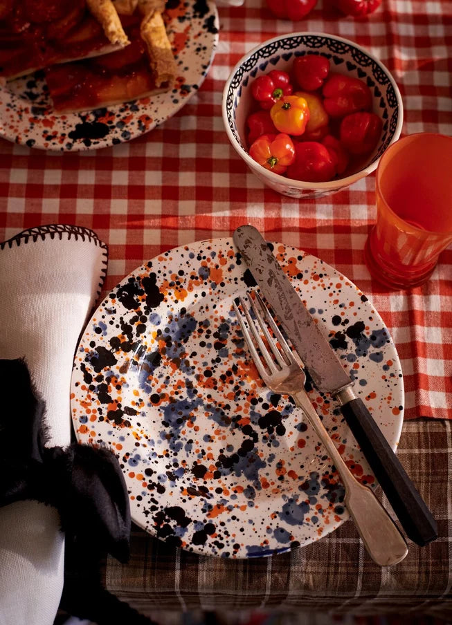 Splatter Medium Dinner Plate, 8.5 Inch