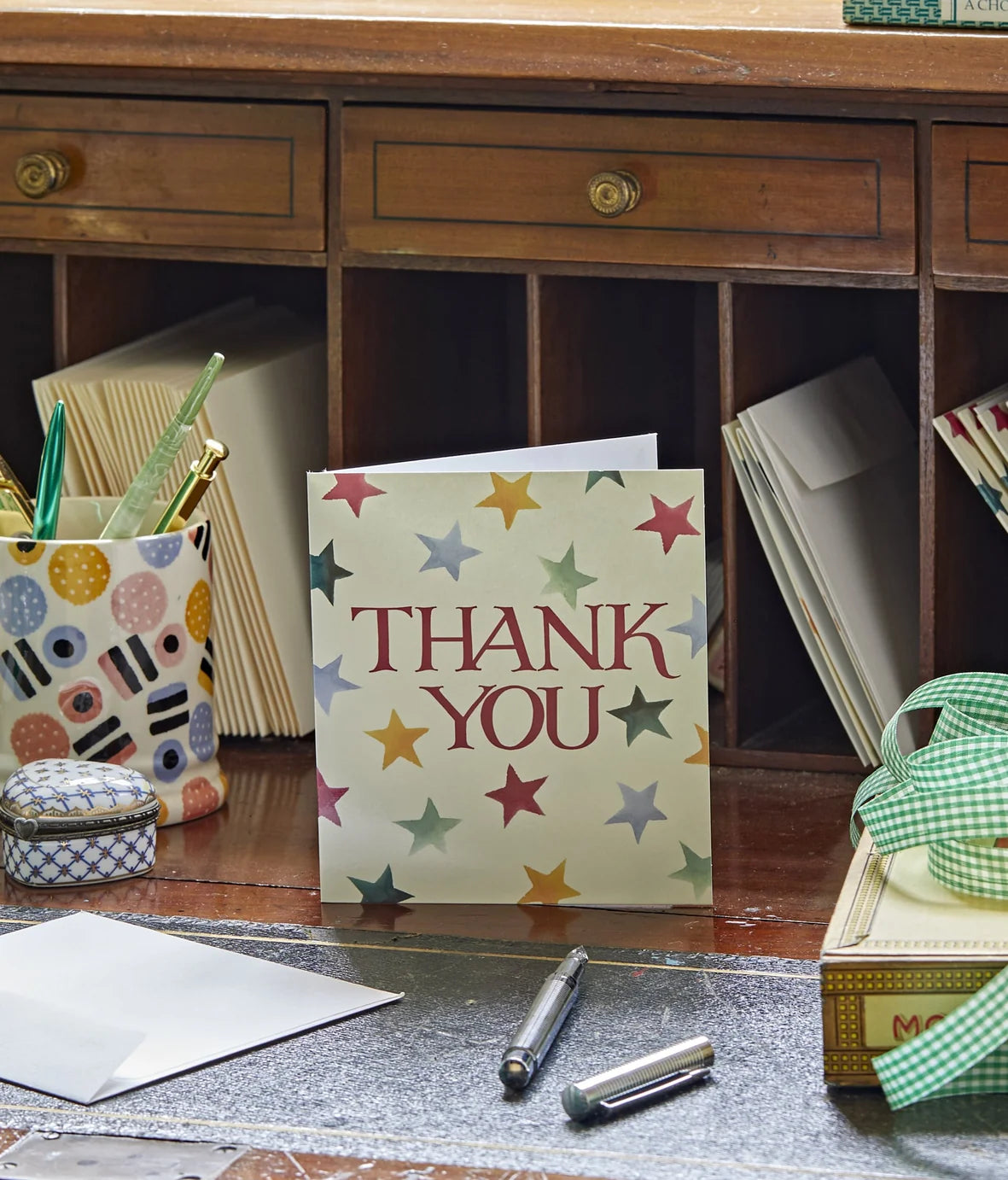 Star Pack Of 8 Thank You Cards